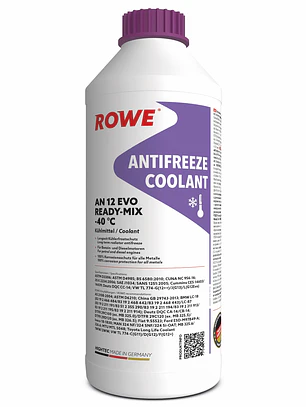 ANTICONGELANTE DILUIDO AN 12 EVO (G12 EVO) -40°C 