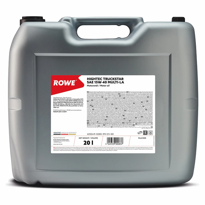 ACEITE CAMIONES HIGHTEC TRUCKSTAR 15W-40 MULTI-LA 20LT 1