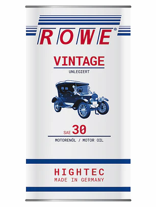 ACEITE MOTOR VINTAGE HIGHTEC MONOGRADO SAE 30 UNLEGIERT TARRO 5L