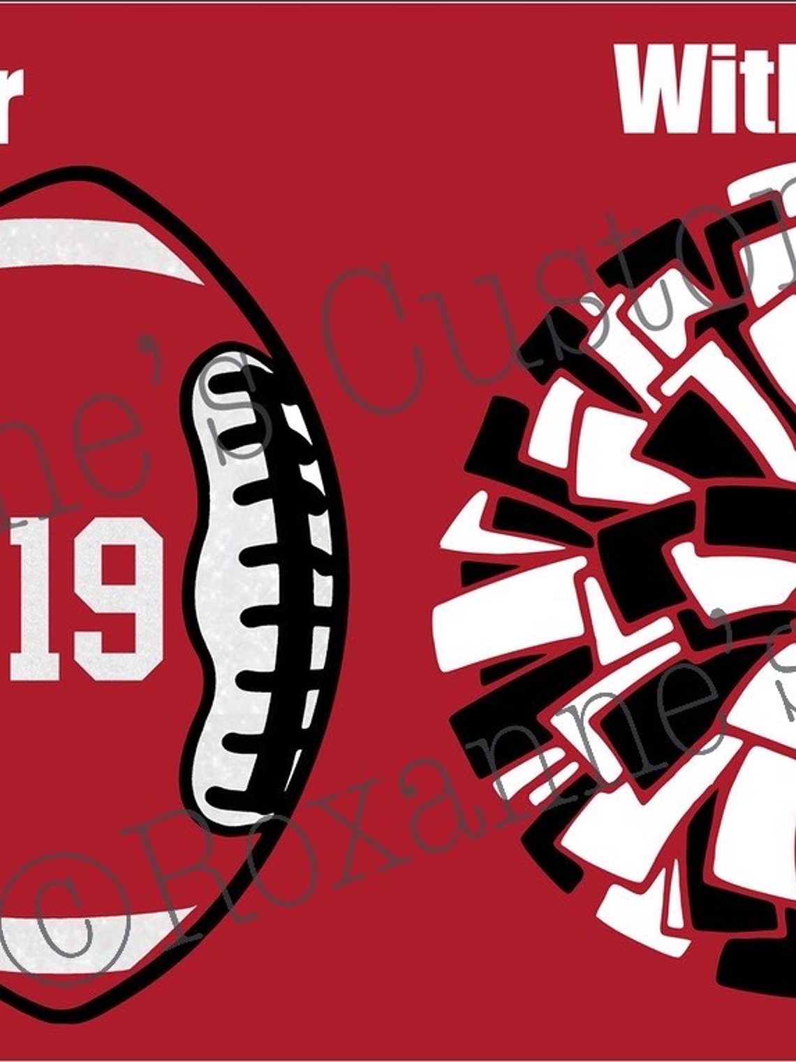 Cheer & Football Mom Hoodie 3