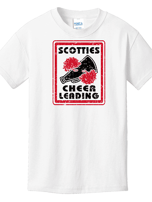 Scotties Adult White Tee