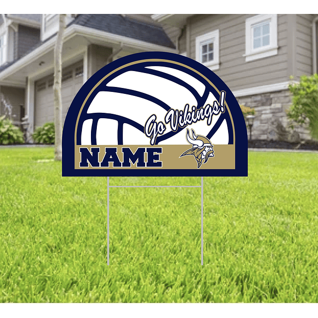 Volleyball Yard Sign