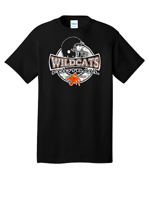 Adult Wildcats Football Tee