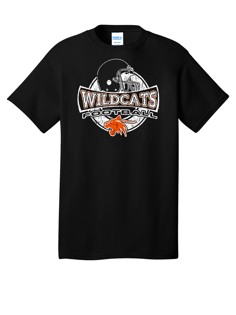 Adult Wildcats Football Tee 1