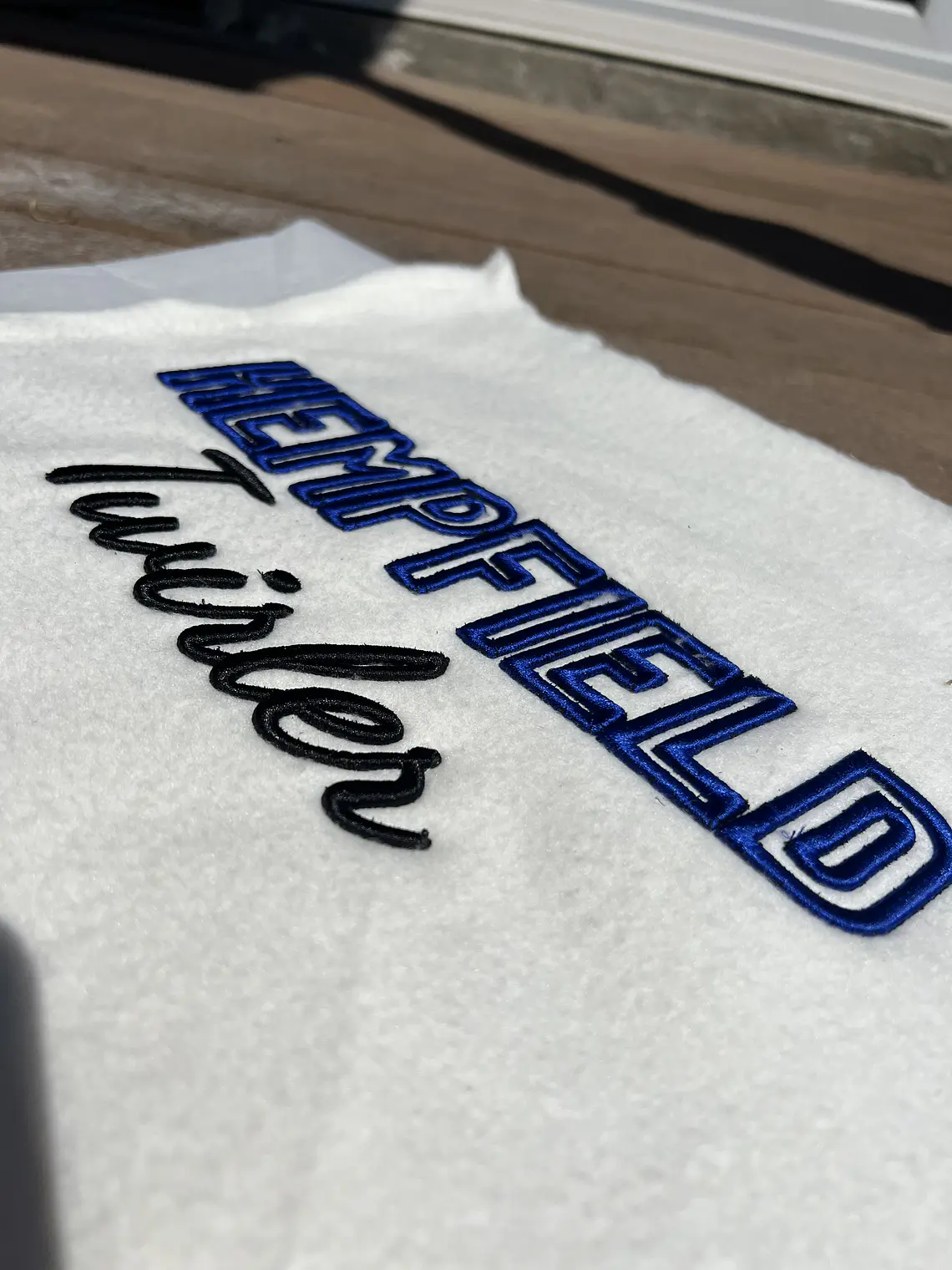 Puff Embroidery Ringgold Hoodie 2