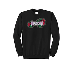 BrassCats Rose Crewneck