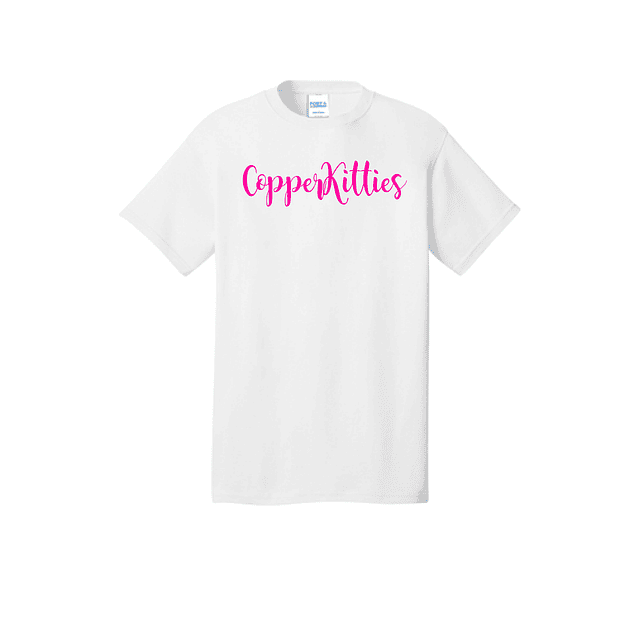 CopperKitties Puff Embroidery Tee