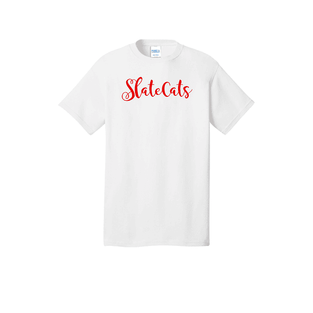 SlateCats Puff Embroidery Tee