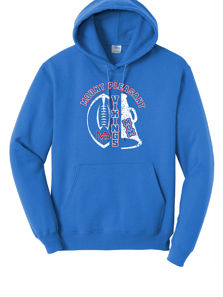 Vikings Football & Cheer Hoodie 2