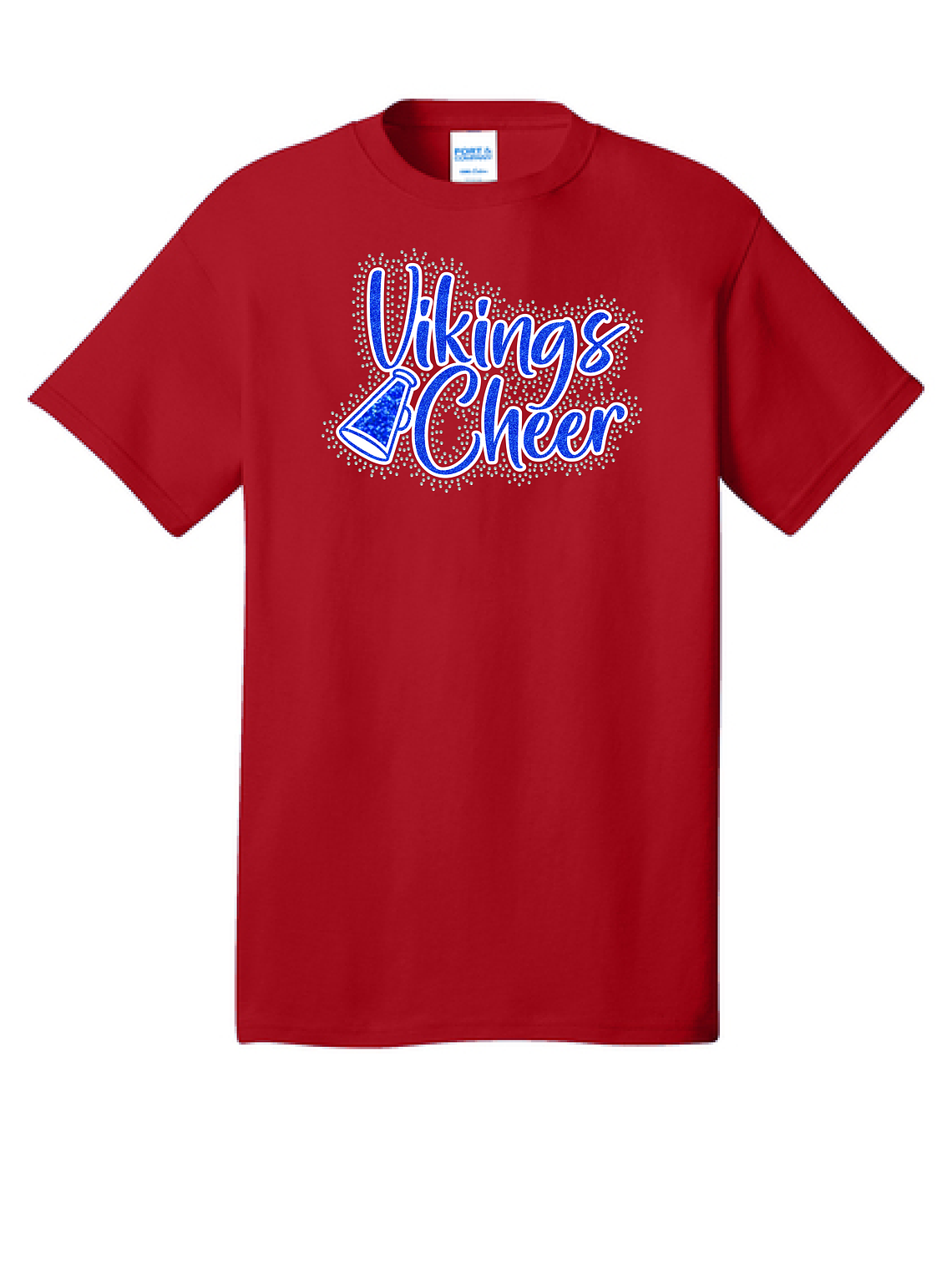 Rhinestone Vikings Cheer Tee 1