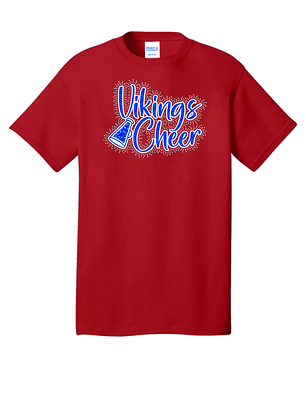 Rhinestone Vikings Cheer Tee