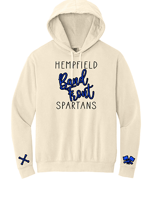 Hempfield Band Front Ivory Hoodie