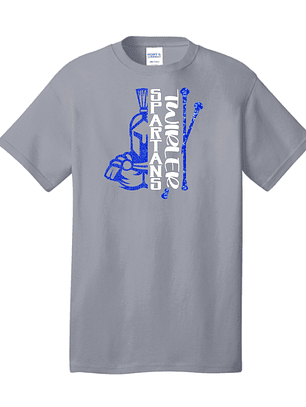 Spartans Twirler GLITTER Grey Tee