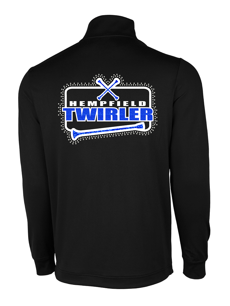 Unisex Fit Twirler Rhinestone Nu Fitness Jacket 1