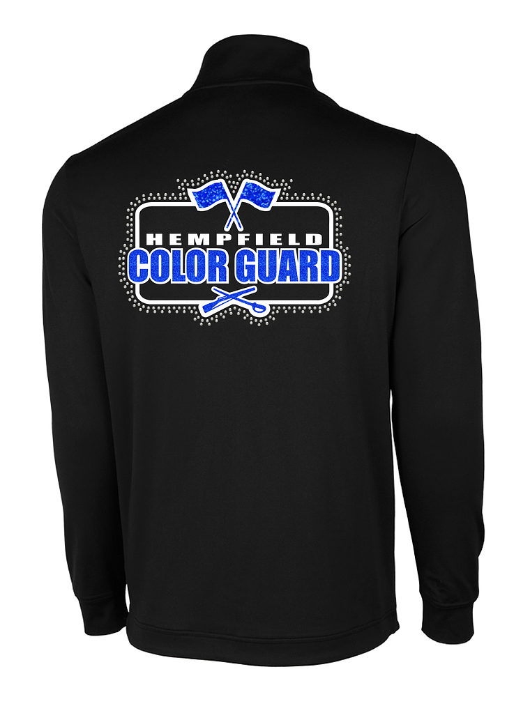 Unisex Fit Color Guard Rhinestone Nu Fitness Jacket 1