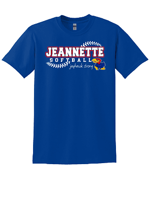 Royal Jeannette Softball Tee