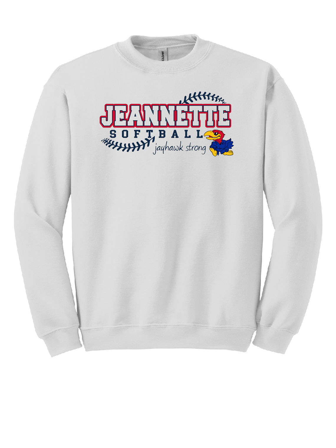 White Jeannette Softball Crew 1