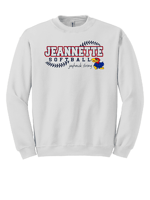 White Jeannette Softball Crew