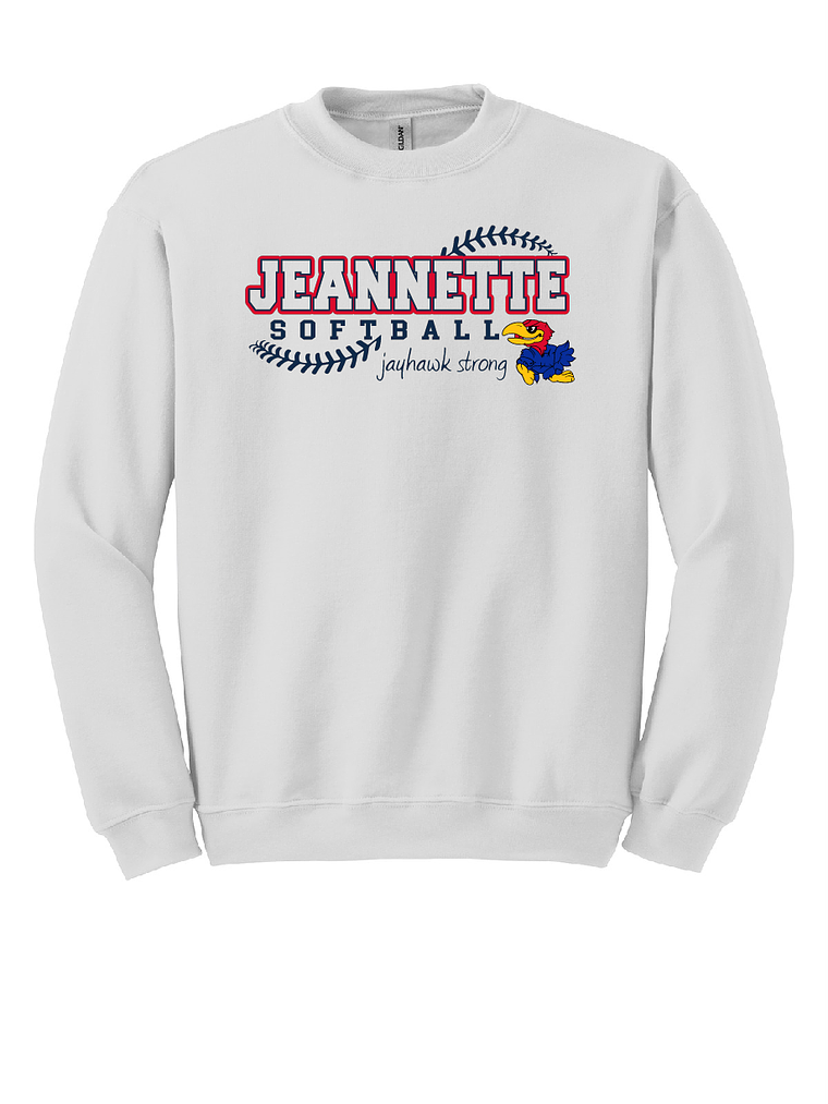 White Jeannette Softball Crew 1