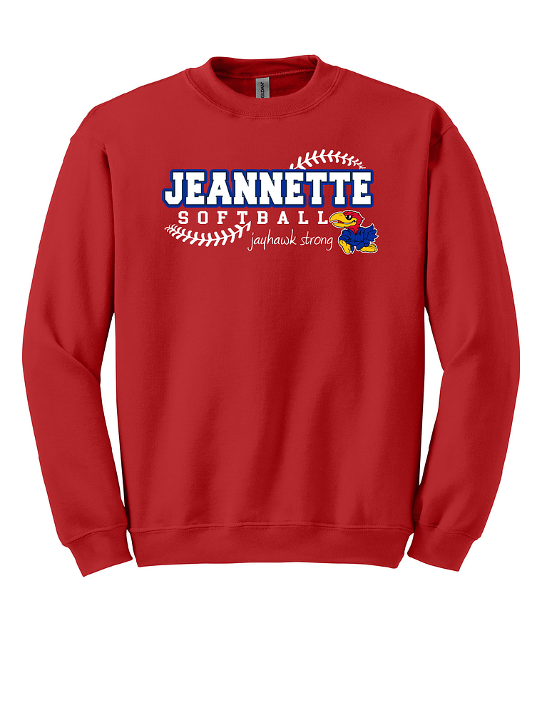 Red Jeannette Softball Crew 1