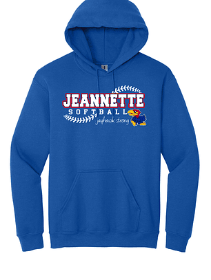 Royal Jeannette Softball Hoodie