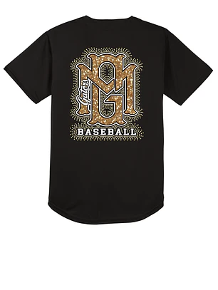 Black Gators Bling Baseball Jersey 