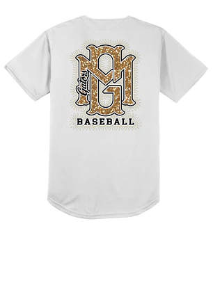 White Gators Bling Baseball Jersey 