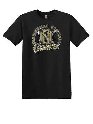 Gators Circle Baseball Tee
