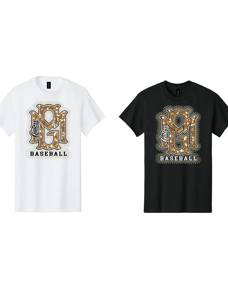 Unisex Bling Baseball Tee 1