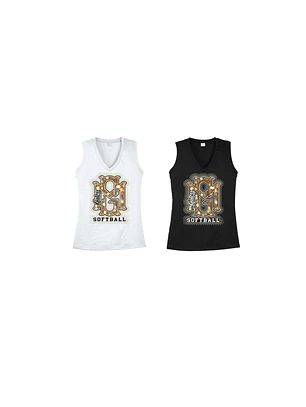 Women's Bling Softball Tank