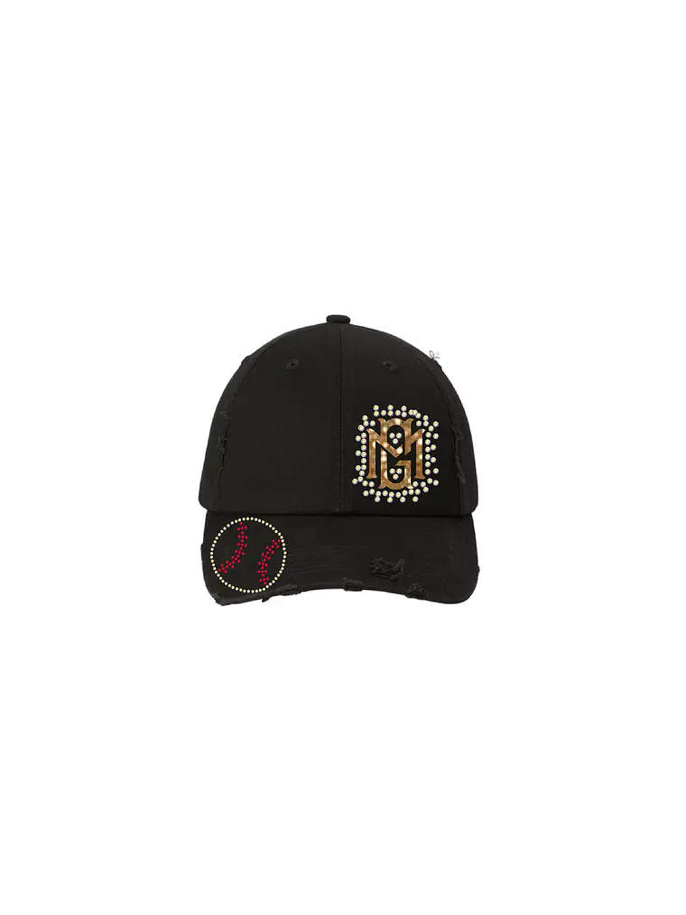 MG Distressed Bling Ball Cap 1