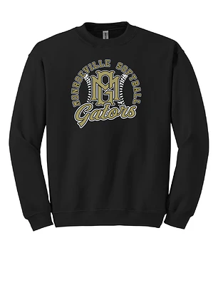 Gators Circle Softball Crewneck