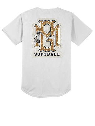 White Gators Bling Softball Jersey