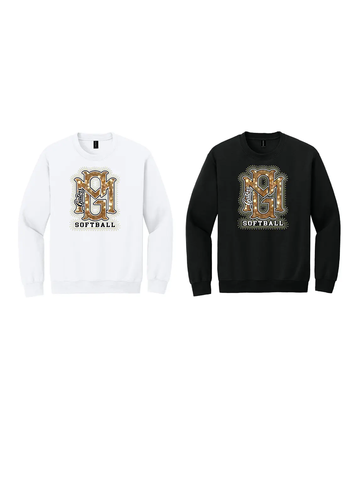 Bling Softball Crewneck 1