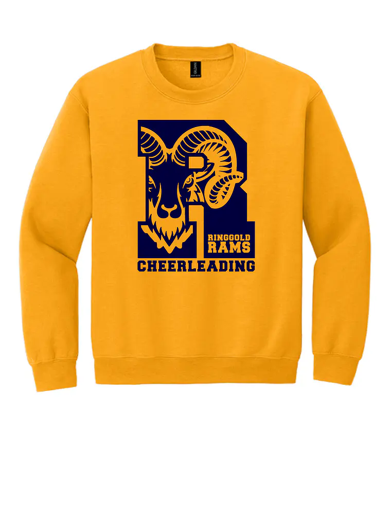 Gold Rams Crewneck 1