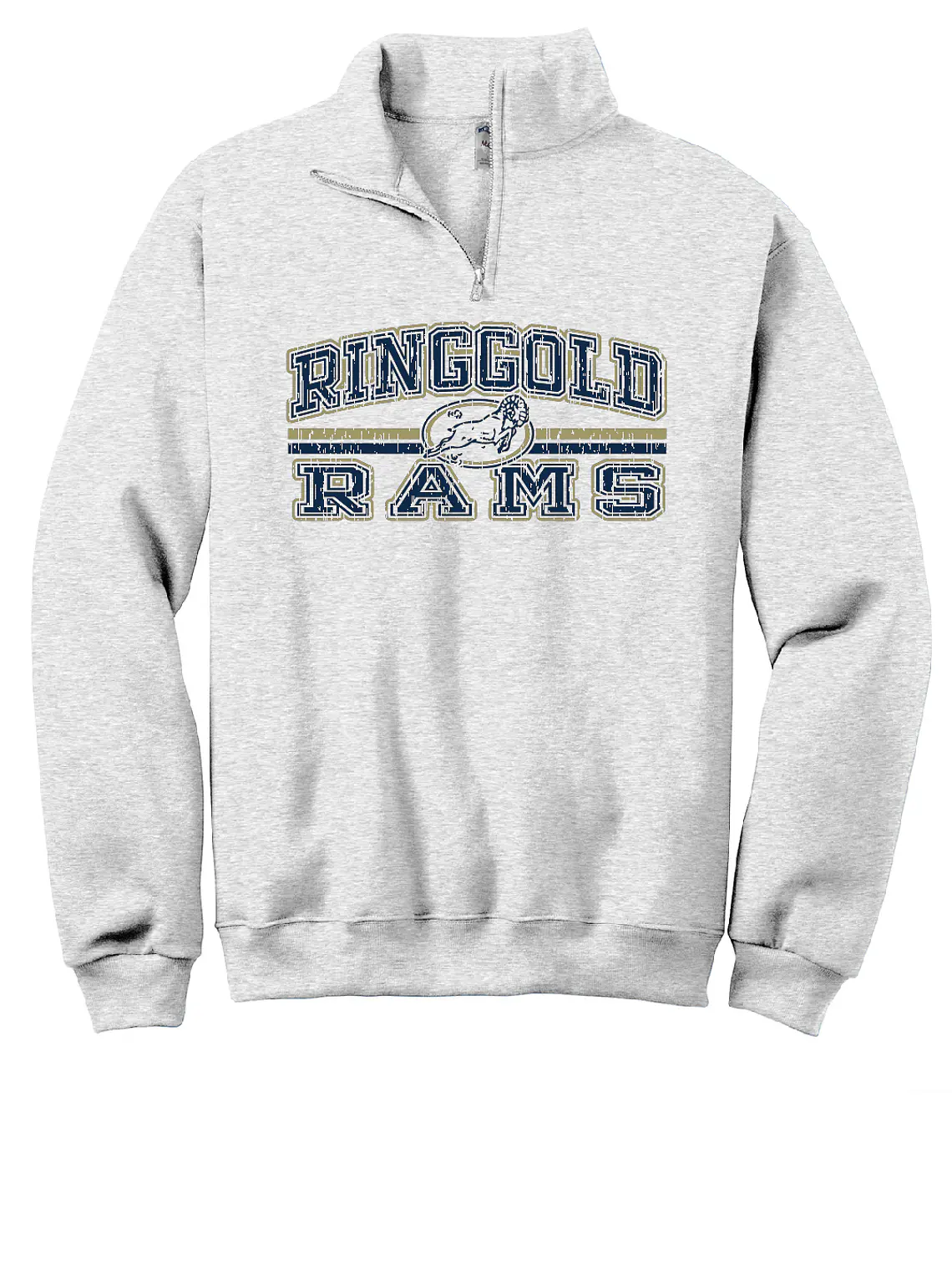 Vintage Ringgold Rams 1/4 Zip 1