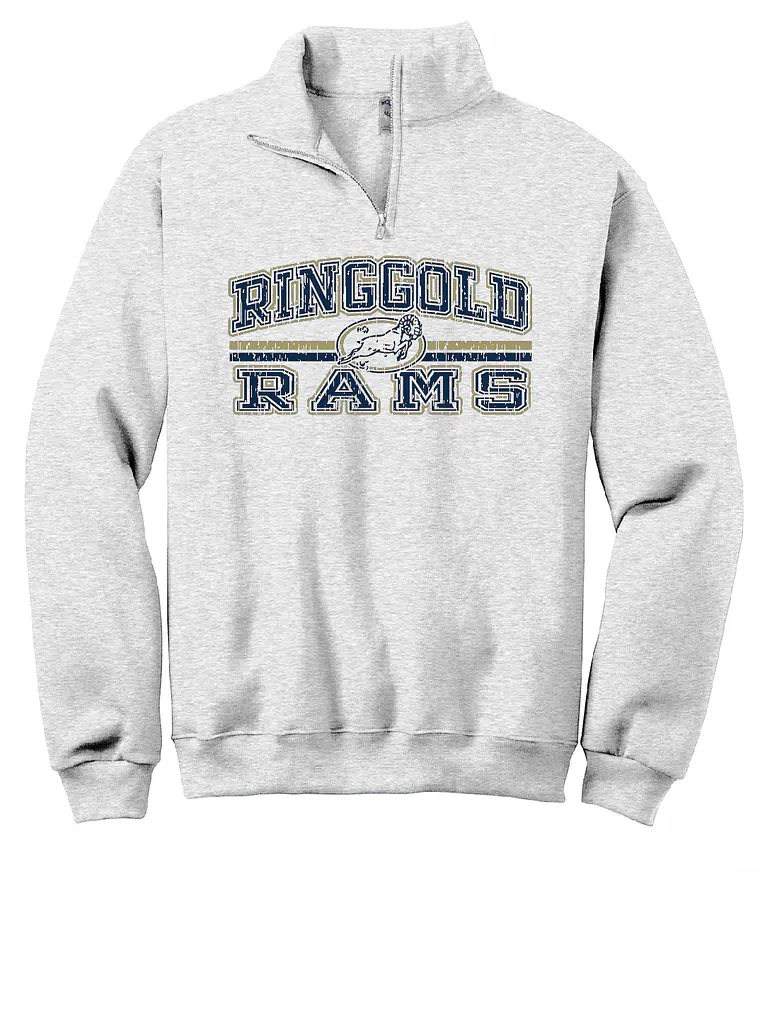 Vintage Ringgold Rams 1/4 Zip 1