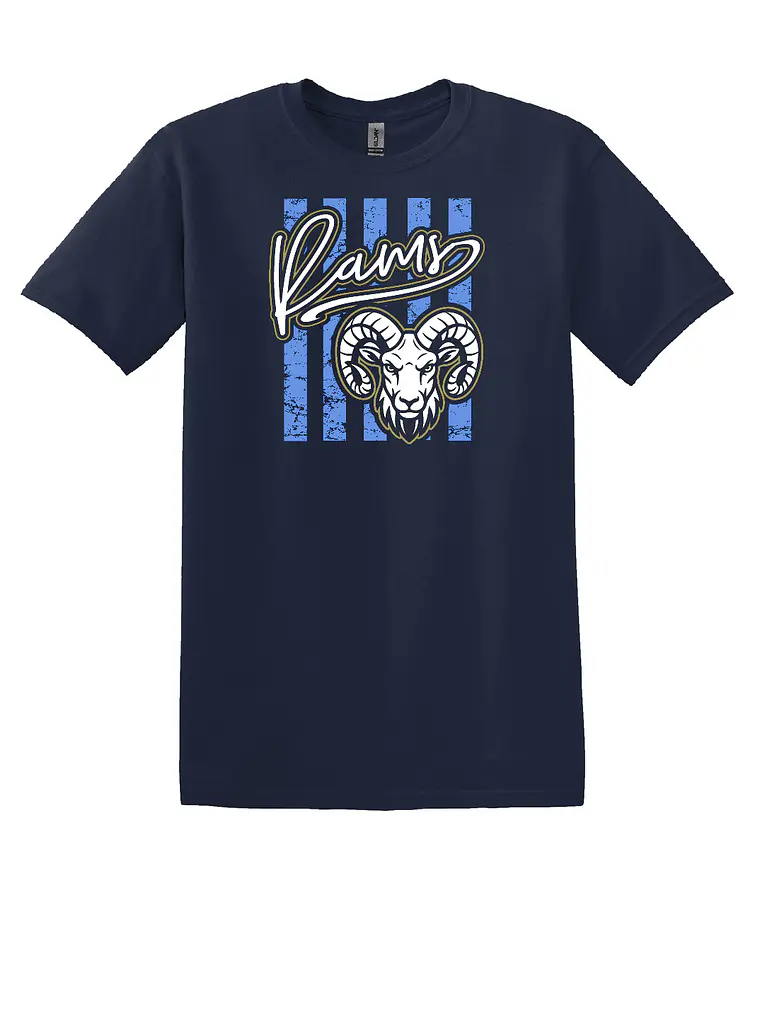Navy Mascot Tee 1