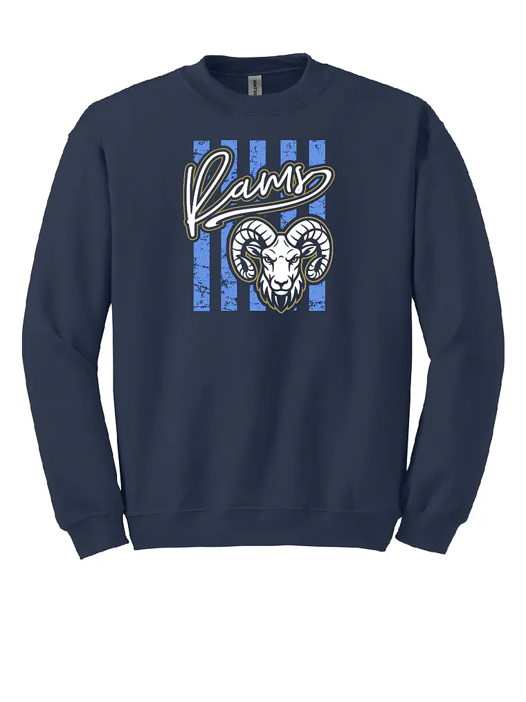 Navy Mascot Crewneck 1