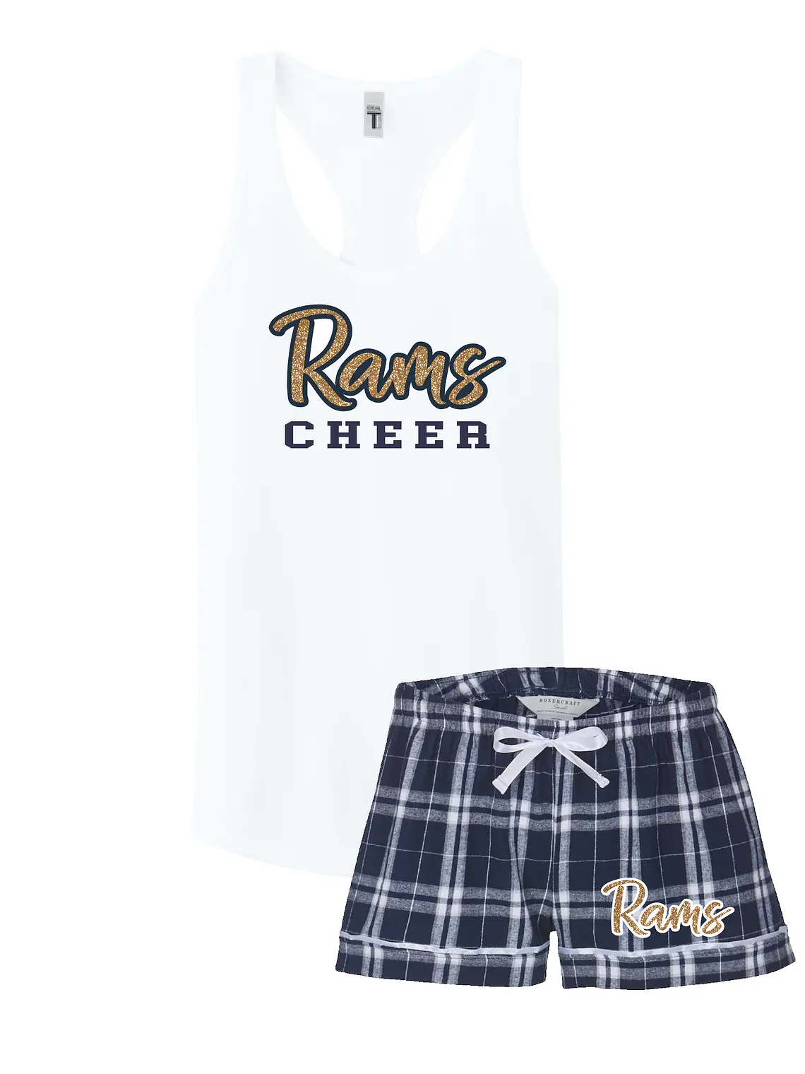 Rams Cheer Slumber Set 1