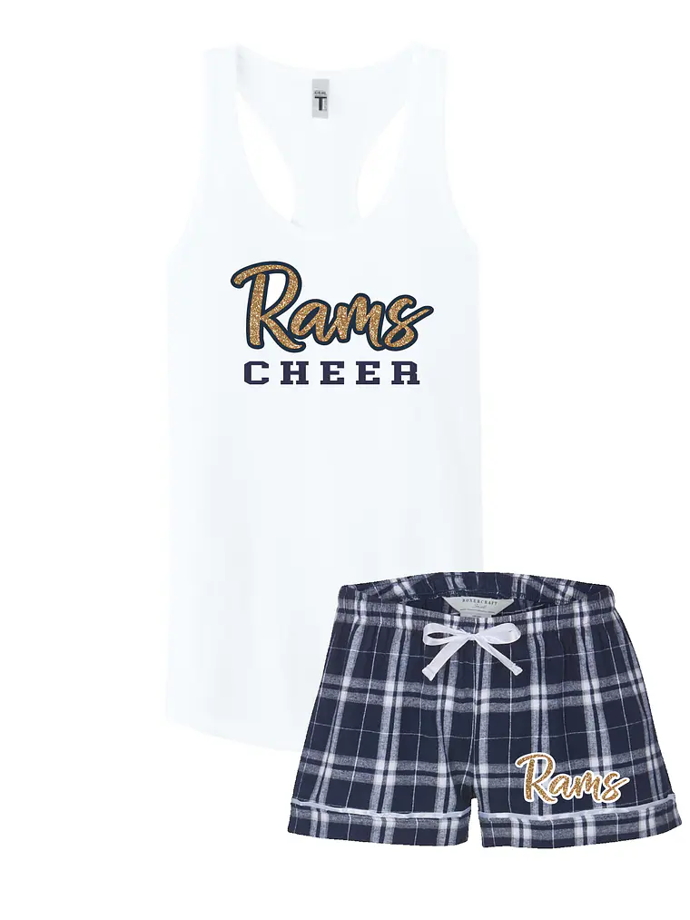 Rams Cheer Slumber Set 1