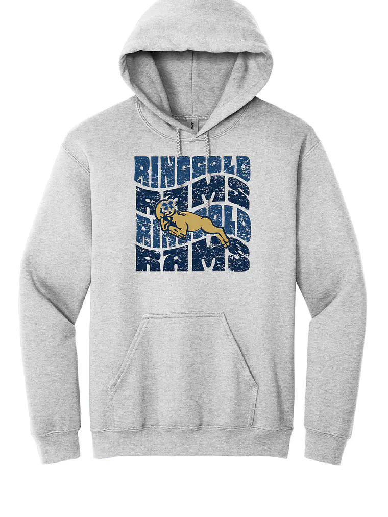 Retro Ringgold Cheer Hoodie 1