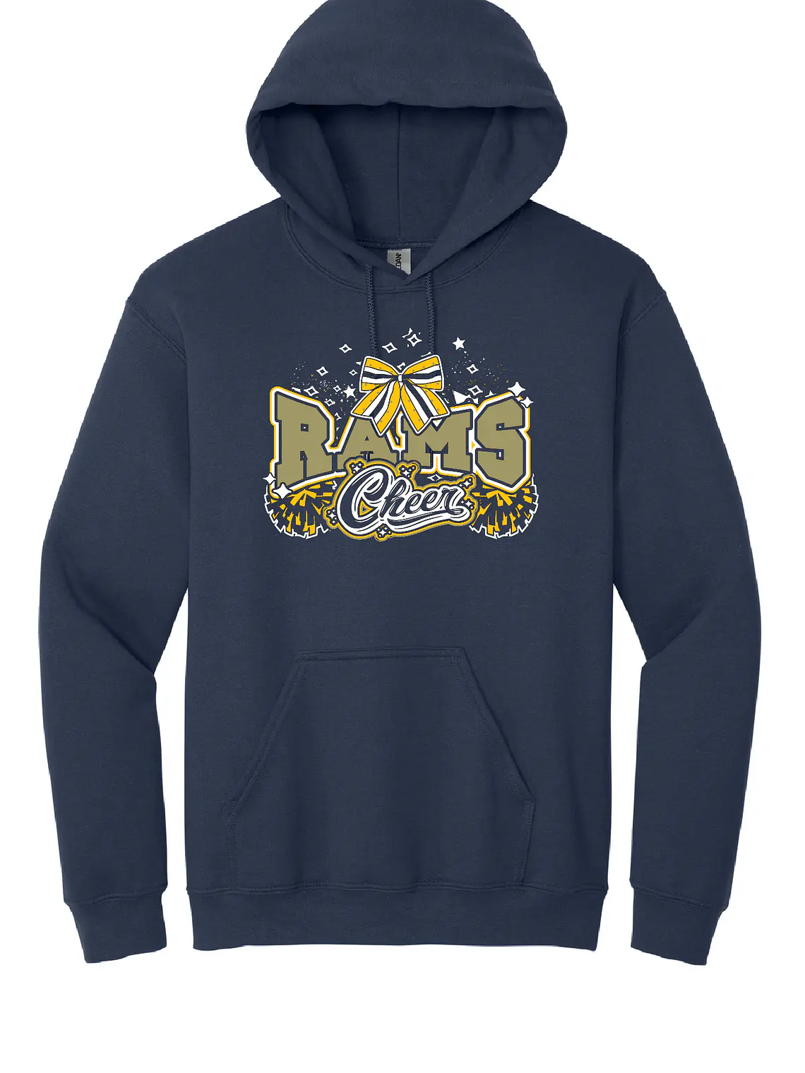 Rams Bow Hoodie 1