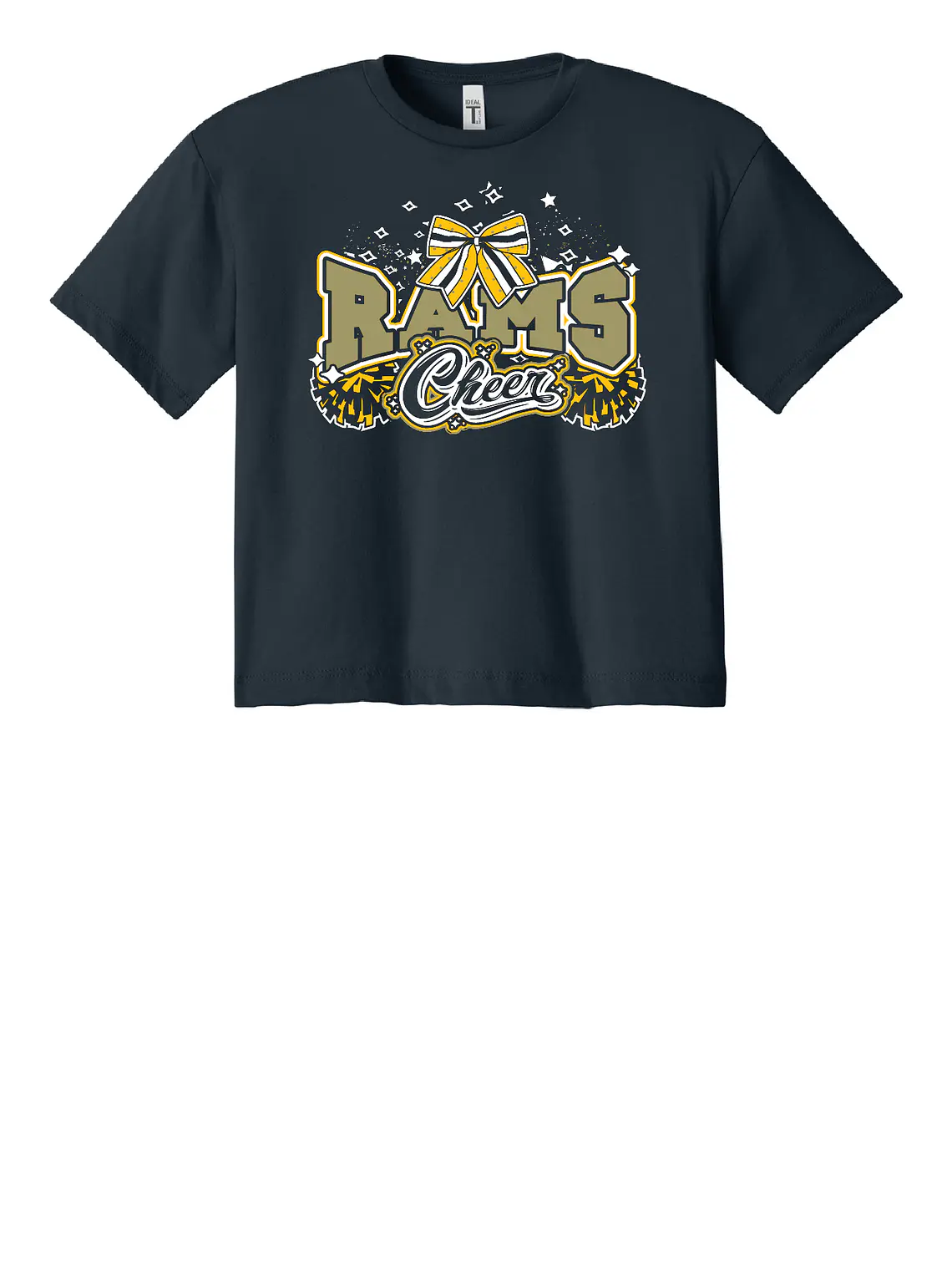 Cropped Rams Bow Tee 1