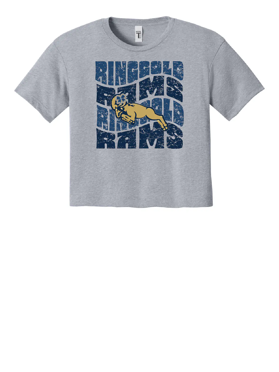 Cropped Retro Ringgold Cheer Tee 1