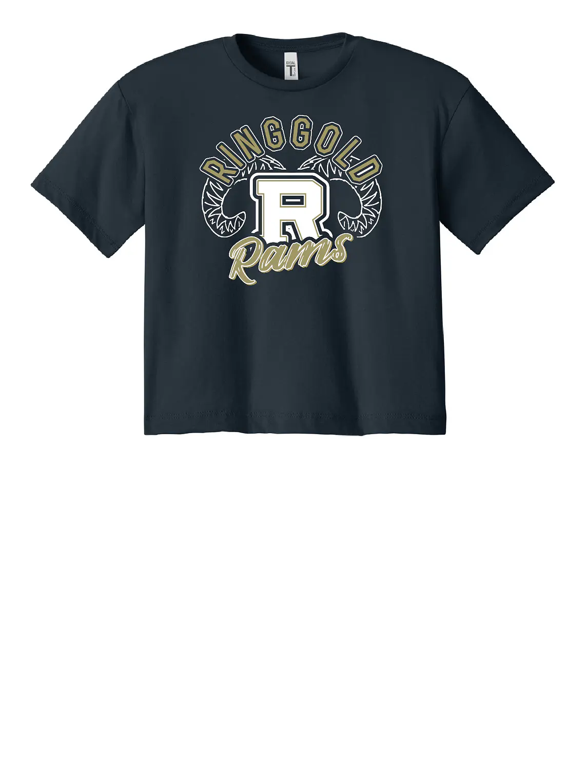 Cropped Ram Horns Tee 1