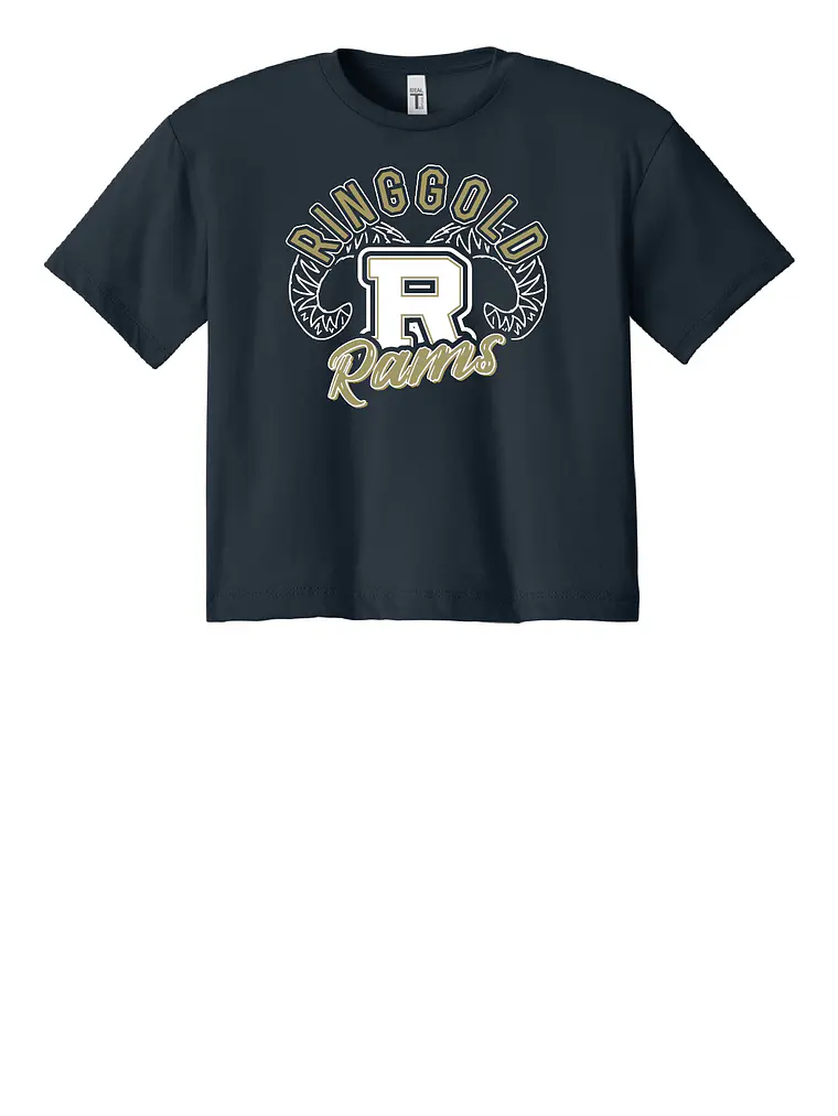 Cropped Ram Horns Tee 1