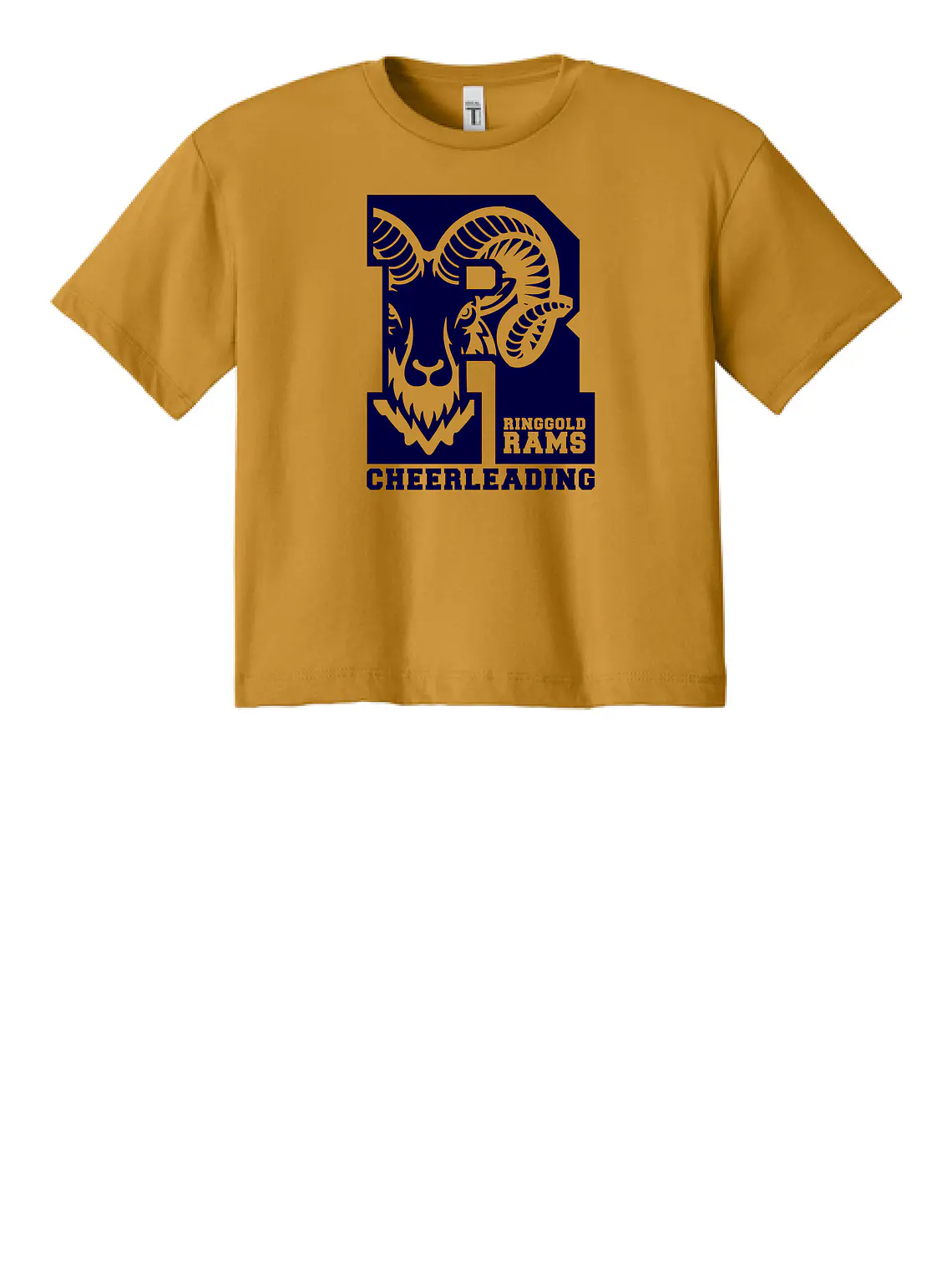 Cropped Gold Rams Tee 1