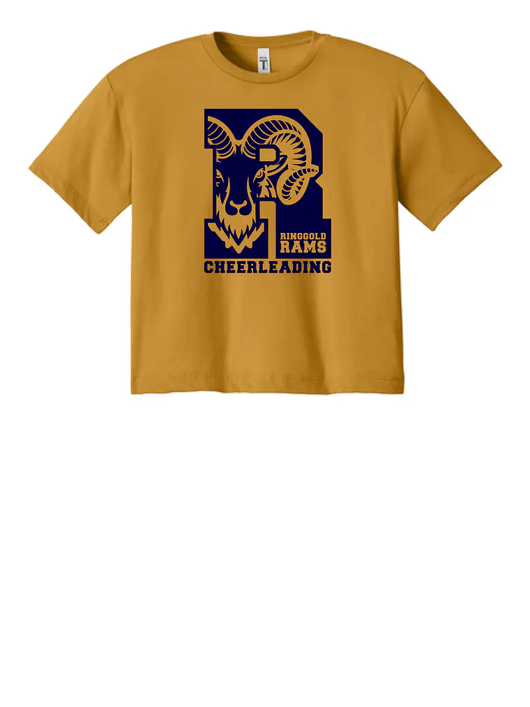 Cropped Gold Rams Tee 1
