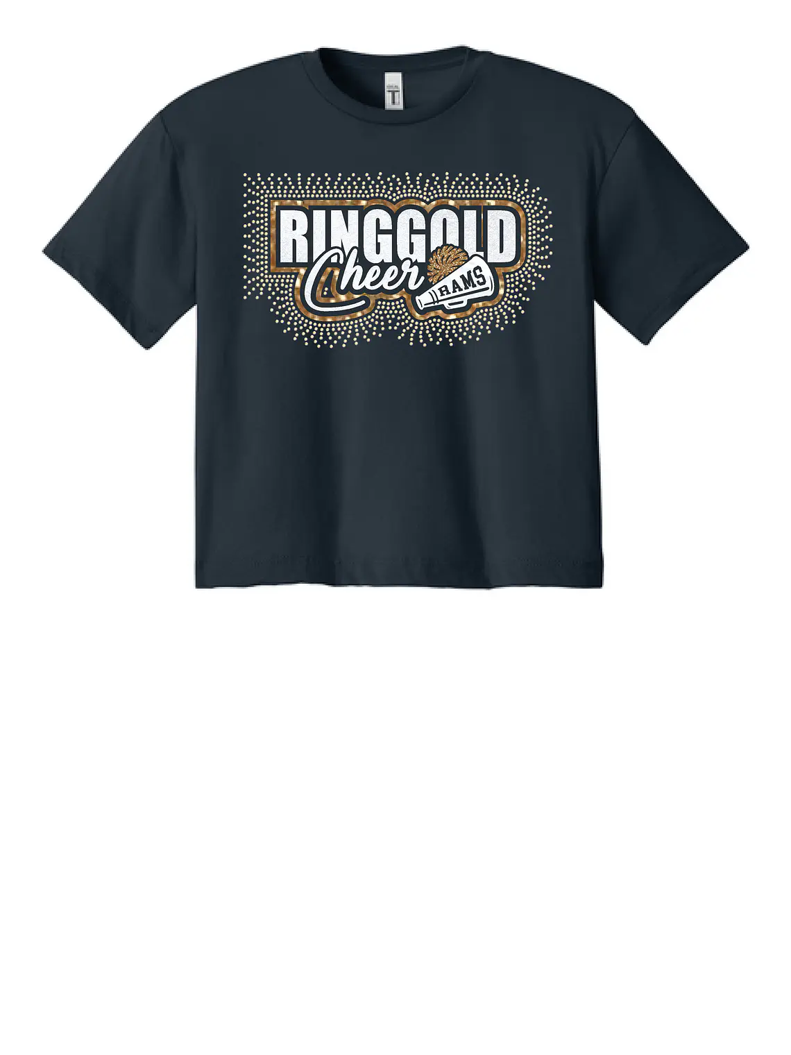 Cropped Ringgold Rhinestone Tee 1